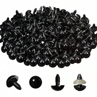 160pcs 10mm Safety Eyes Plastic Crafts Safety Eyes With 160pcs Washers For Amigurumi Crochet Bears Stuffed Animals Doll Making