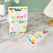 10/30/50 túi quà sinh nhật, túi quà có quai xách, đồ trang trí tiệc sinh nhật tại nhà, vật dụng đóng gói quà tặng đa năng, túi đóng gói sinh nhật, đồ trang trí tiệc sinh nhật - Nhiều màu - Xem 3