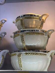 3升/7升/10升三件套保温餐盘套装，保温4-8小时，不锈钢保温容器，适用于冷热食物，自助餐/火锅保温碗套装，火锅餐具套装 - 黑色 - 查看 11