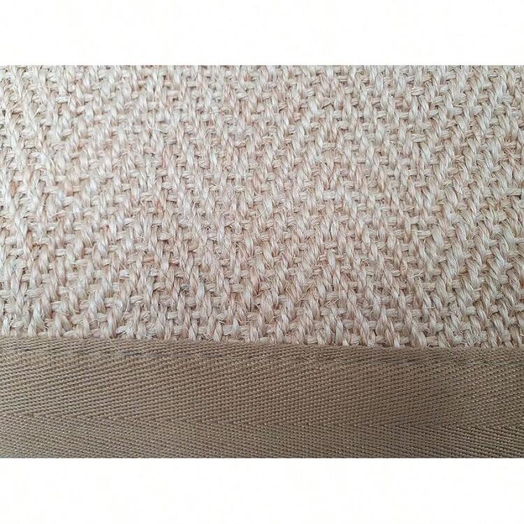 Alfombra de color para entrada o tapete de entrada 100% yute con medidas 90x50 cm base antideslizante modelo J002 - F102 - Añade 2