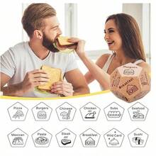 1个约会之夜骰子，夜幕降临后，木质情侣浪漫礼物