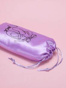 1个缎面抽绳舞蹈鞋袋，芭蕾舞鞋收纳袋 - 彩色 - 查看 3