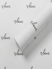 10张情人节新款爱心花朵包装纸，花束包装纸，手工DIY插花材料 - 彩色 - 查看 13