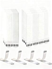 24/4pcs Reusable Removable Double-Sided Adhesive Tape, Damage Free Strong Magic Sticker Strips, Suitable For Fixing Photo Frames, Boards, Curtains, Decorations, Kitchen Utensils, Bathroom Storage, Exhibition Boards, Posters, Temporary Signs, Price Lists, Projection Screens, Calculators, Small Printers, Phone Holders, Car Fragrance, Small Decorations, First Aid Kits, Curtains, Tablecloths, Cushions, Anti-Slip Sofa Pads - one-size - View 9