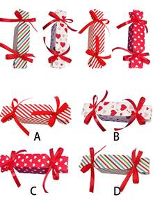 20pcs Heart-Shaped Paper Candy Boxes, Romantic Packaging For Candies, Chocolates, Cookies - Suitable For Party Favors, Birthday Decorations, Wedding & Valentine's Day Gifts, Home Decor, Scene Arrangement - Multicolor - View 5