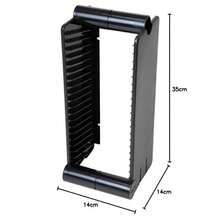 20 Unit CD Rack Stand - Black - View 3