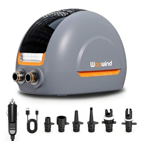 NW10 13500mAh  Pump, 20PSI Portable Electric Pump For Paddle Boards, DualStage Inflation/Deflation, TypeC &Amp; 1...