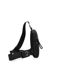 1pc New Sports Chest Pack For Men, Ultra-Small Phone Waist Bag, Multi-Function Portable Bag, Suitable For Teens, Casual Outdoor Activities, Athletic, Vacation, Travel, Graduation Gifts, Birthday Accessories - Black - View 5