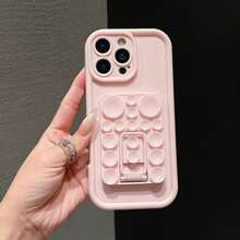 粉色单件装硅胶吸盘手机支架，多功能手机壳，兼容 16 Pro Max/16/16 Pro/16 Plus/15/15 Pro Max/15 Pro/15 Plus/11/12/13/14 Pro Max/11 Pro/11 Pro Max/12 Pro/12 Pro Max/13 Pro/13 Pro Max/7 Plus/14 Pro/14 Pro Max/14 Plus/17/AIR/17 Pro Max - 粉紅色2 - 查看 3