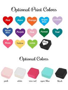 1pc Personalized Jewelry Box, Can Customize Name Content, Can Choose Flower Of The Month, Birthday Gift Customized Jewelry Box, Bridesmaid Jewelry Box, Gift For Girlfriend, Travel Jewelry Box, Customized Name Jewelry Box