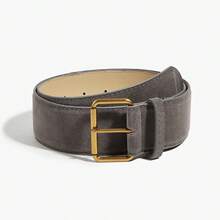 1pc Wine Red Fluffy Retro Personalized Casual PU Leather Women Waist Belt, Suitable For Jeans, Coats, Dresses, Skirts Fall, Autumn, Halloween - Burgundy - View 19