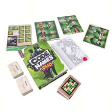 法国纸牌游戏，双人合作猜词游戏，间谍主题 - 彩色 - 查看 3