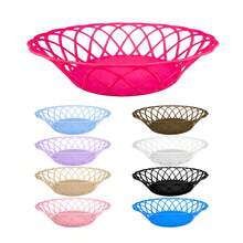 Tortillero-Panera De Plástico para fiestas, reuniones, bodas, bautizos - Negro - Ver 2