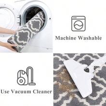 Runner Rug Hallway 50x150cm Hall Runners Non Slip Washable Hall Runner Absorbent Door Runner Mats Kitchen Carpet Runner Rugs Entryway Laundry - 50 X 150 cm + Grey - View 8