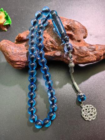 1pc 33pcs 10mm Muslim Prayer Beads, Popular Middle Eastern Colors For Daily Wear Accessories For Men And Women