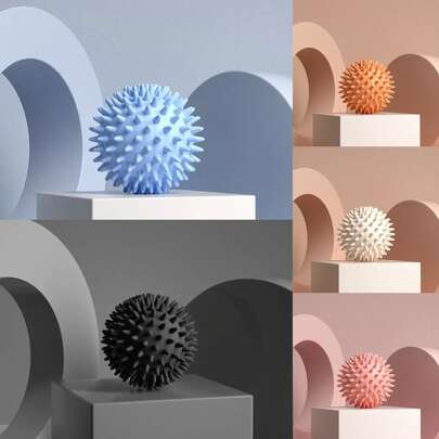 肌肉放松按摩球、足部按摩球、瑜伽按摩球（带刺设计）可缓解肌肉酸痛，也可用于肩颈按摩和健身。