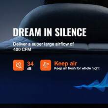 Ventilador de conducto en línea de 6 pulgadas, kit de ventilador de escape HVAC, control de velocidad variable de CA - 6 pulgadas CA - Ver 4