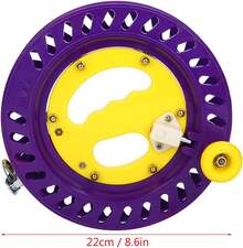 MIXCUT - Bobina de carrete de plástico duradero de 22 para pesca - Amarillo y verde - Ver 12