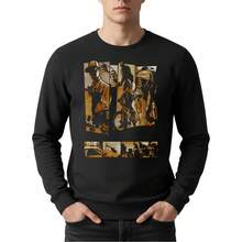 Sudadera Negra Cuello Redondo GTA Casual Urbano - Negro - Ver 3