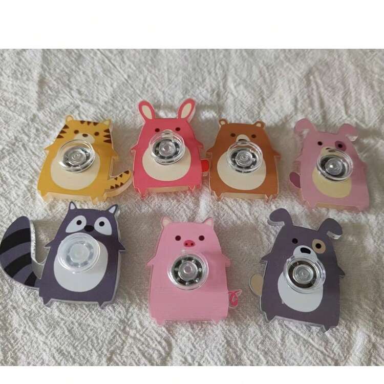 1 pieza/3 piezas/5 piezas/8 piezas/10 piezas/12 piezas/15 piezas/18 piezas/20 piezas Nuevo juguete de apretón de dedo de giroscopio de dibujos animados de acrílico, entrega aleatoria (preste atención al tamaño indicado al comprar) - Multicolor - Añade 11