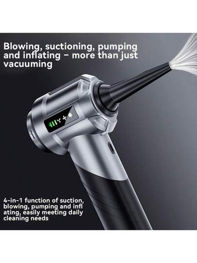 SUITU held Car Stofzuiger Cleaner Combines Dust Suction Air Purification. Its Foldable Features Multi Purpose Nozzles, Cars, Homes, Offices, Pet Care. Outdoor Blower The Perfect Halloween Friends.2000mAh11.1V view 2