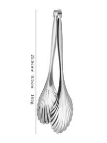 304不锈钢加厚扇贝夹，食物夹，厨房夹，烧烤牛排夹，蒸包/面包夹，烤肉夹 - 彩色 - 查看 4