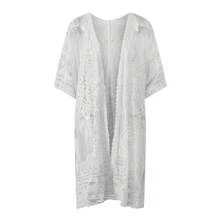 Women Boho 2025 Bathing Suit Cover Up Back Cut Out Swimsuit CoverUps Beach Lace Kimono Summer Cardigan