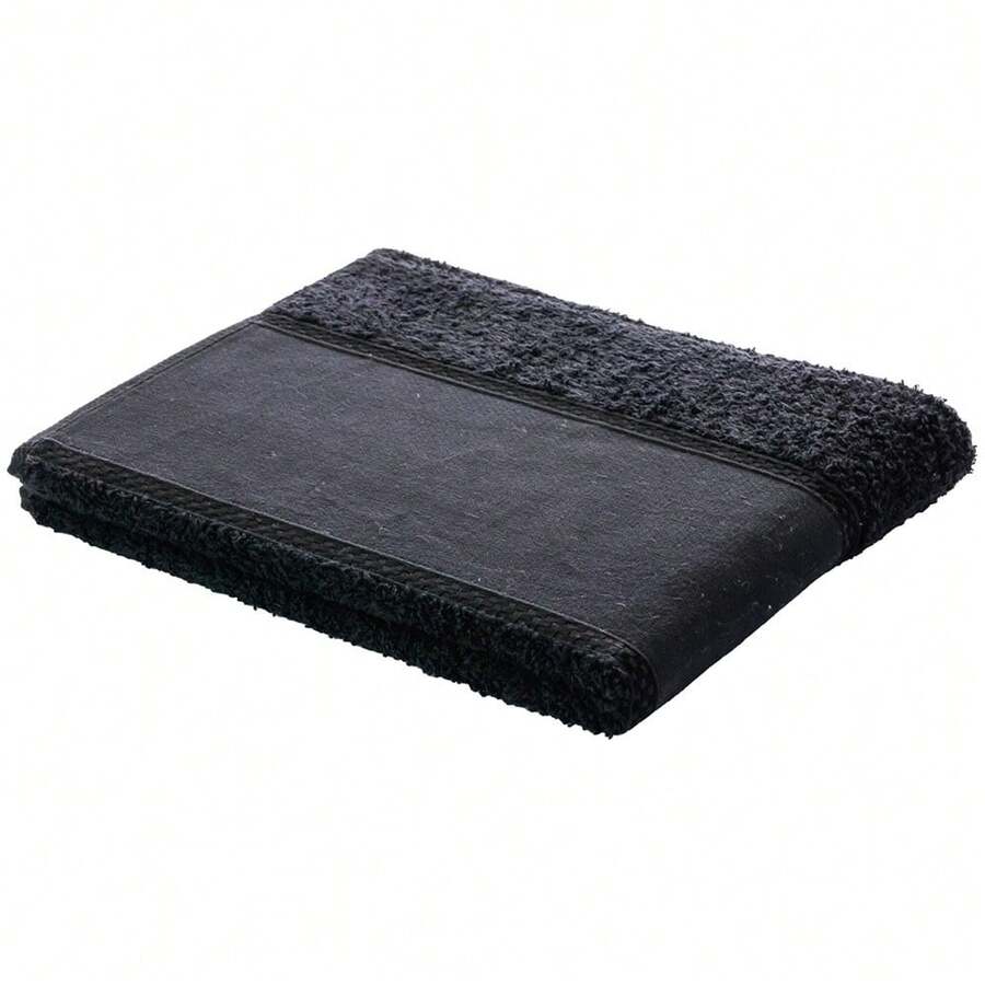 Kit Of 3 Arteira Russian Stitch Face Towels For Machine Embroidery, 100% Cotton - Negro - Ver 1