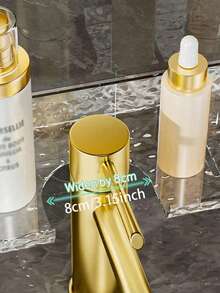 1-Piece Acrylic Faucet Storage Rack – Multipurpose Toiletries Space-Saving Hanging Bathroom Sink Organizer | Wall-Mounted Soap And Toothbrush Holder With Drainage Holes | Water-Resistant Rustproof No Drill – Perfect For Small Bathrooms, RVs, Dormitories | Modern Minimalist Design – Keeps Countertop Tidy! Bathroom Accessories - Multicolor - View 3
