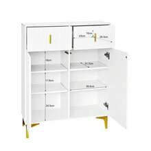 Shoe Cabinets - White - View 3