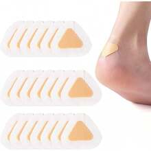 estiloCalcomanía Antidesgaste para el Pie Calcomanía, Invisible Antiabrasión para el Pie, Calcomanía Invisible para el Talón, Almohadilla de Protección para el Cuidado de los Pies, 20 Piezas (Triangular) (Triangular)Versión mejorada - Triangular - Ver 3