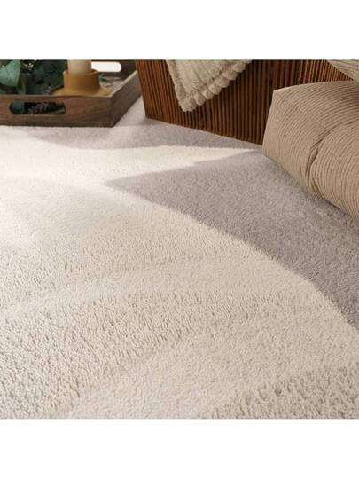 TT Home Vloerkleed Living Room, Short Pile, Plain, Moderne Washable, Colour:Cream, Size: 160 220 Cm view 3