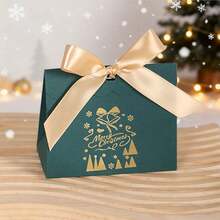 5/20 chiếc hộp đựng quà bánh quy ăn nhẹ; hộp đựng quà tráng miệng chủ đề quà tặng Giáng sinh, hộp đựng quà kẹo Giáng sinh. - che phủ sóng - Xem 7