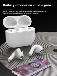 MOREBEAUTY Auriculares Bluetooth OEM Audífonos inalámbricos Audífonos Bluetooth, GPS de tercera generación compatible con iP-ho-ne y An-dro-id, admite carga inalámbrica Magsafe - Multicolor - Ver 2