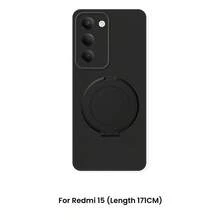 1 Piece Stand Phone Case With Ultra-Thin PC Holder Compatible With IPhone 16,15,14, 13, 12 11 Pro/Max/Mini, Compatible With IPhone16E, Compatible With For Galaxy///Redmi Note 13 Pro (Black) Ultra-Thin Phone Case Compatible With Iphone11