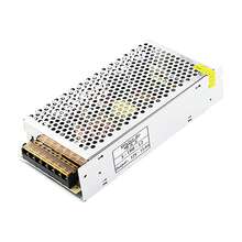Fuente de alimentación conmutada de 120 W Fuente de alimentación para vigilancia (incluye toma hembra + enchufe estándar estadounidense) Caja metálica con cerradura para fuente de alimentación de 18 canales Caja de distribución de alimentación para cámaras Fuente de alimentación regulada de CC de 12 V y 10 A con 18 canales Unidad de distribución de alimentación LED - Gris Claro - Ver 5