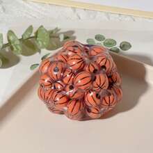 1pc Moldable Ball Toy - Handmade Ball, Suitable For Children, Party Favors, Inflatable Baseball Theme Party Decor, Squeeze Handmade Ball - Toy Party Favors, Halloween And Other Holidays - Multicolor - View 5