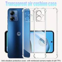 One Air-Cushioned Phone Case, Compatible With Motorola Moto G85/Moto G84/Moto G82/Moto G75/Moto G73/Moto G72/Moto G71 5G/Moto G62 5G/Moto G60/Moto G55/Moto G54/Moto G53/Moto G52/Moto G51 5G/Moto G50 5G/Moto G45/Moto G42/Moto G41/Moto G35/Moto G34/Moto G32/Moto G31/Moto G23/Moto G22/Moto G20 - Clear - View 10