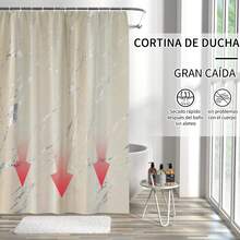 180*180cm Thickened Waterproof Shower Curtain, Washable And Quick-Drying, With Hooks, Modern Minimalist Style, Suitable For Shower And Bathtub, Achieve Bathroom Wet And Dry Separation, Multiple Colors Available