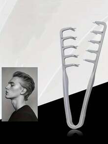 1pc Fluffy Serrated Styling Comb - Suitable For Root Lift And Seamless Blending, Fine Serrated Design Fits All Hair Types (Straight/Wavy/Curly), Non-Slip Grip, Ideal For Bangs Styling And Daily Looks - Salon & Home Dual-Use Textured Shaping Comb, Fits All Hair, Styling Tool & Holiday Gift, Volume-Boosting, Seamless Styling, Minimalist Appearance, Durable Structure - Multicolor - View 11