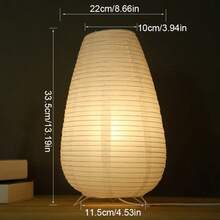 Modern Round Paper Lampshade, Classic Solid Color Lamp-Chimney, Desktop Desk Lamp Lampshade Suitable For Living Room, Bedroom, Home Decor, Kitchen Decoration - Multicolor - View 12