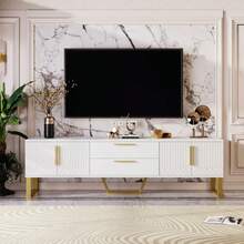 Television Stands & Entertainment Centers - White - View 3