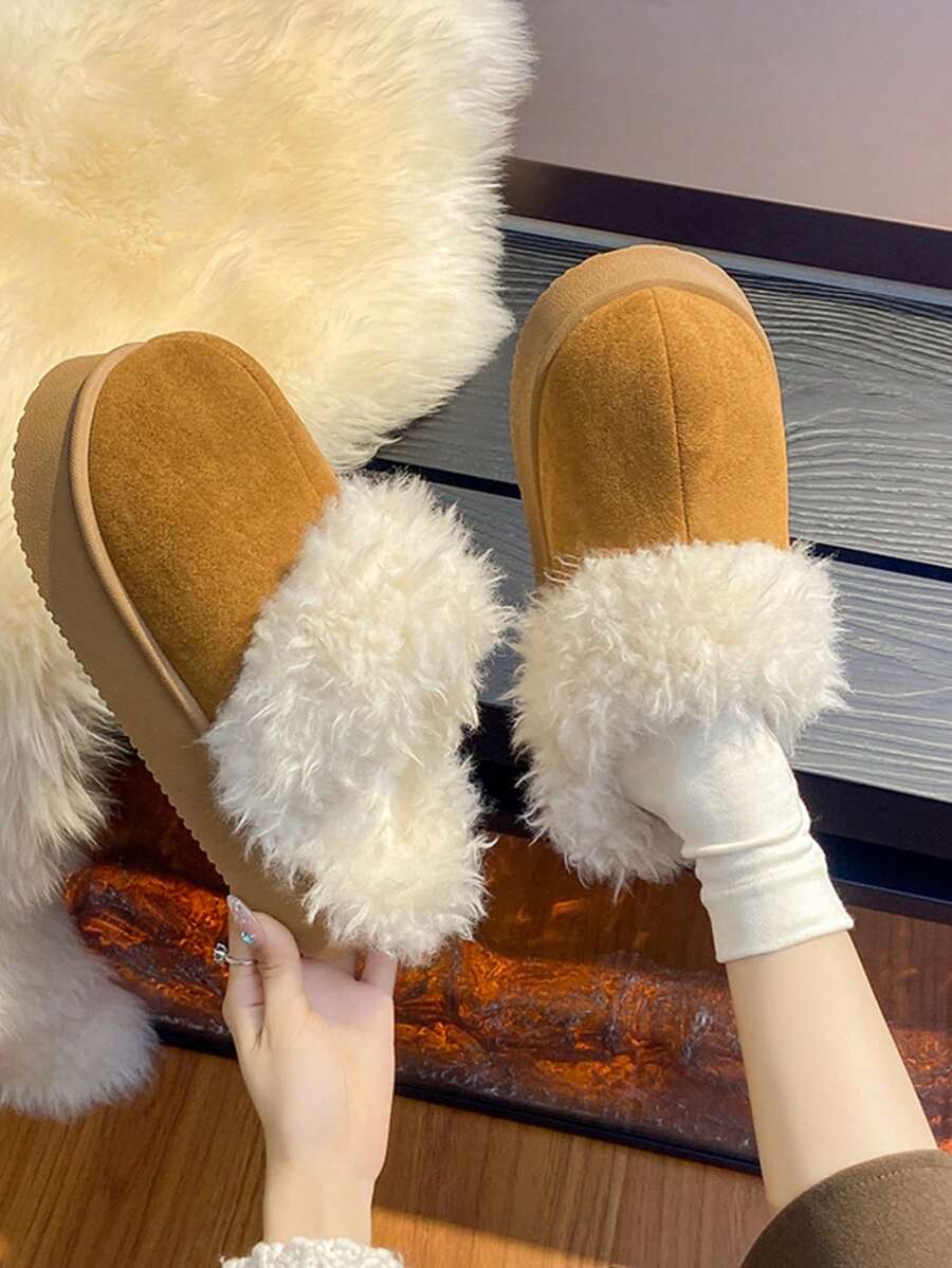 Fashionable New Slip-On Slippers, Unisex Couple Style Casual House Slippers, Convenient Home Slippers - Brown - View 1