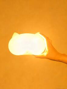 1pc Cat Shaped Wireless Smart Motion Sensor Light, USB Rechargeable, Suitable For Children's Room, Hallway, Cabinet, Bedroom, Nursery, LED Bedside Lamp, Sleep Charging LED Bedside Night Light, For Indoor, Bedroom, Room, Living Room, Office