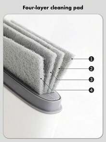 Chổi vệ sinh khe cửa sổ, ray cửa, rãnh cửa sổ, khung cửa sổ, chổi vệ sinh khe hẹp cửa sổ, dụng cụ vệ sinh nhà bếp - Nhiều màu - Xem 6