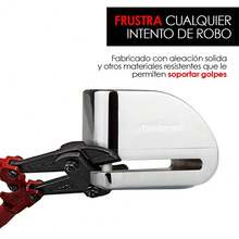 Redlemon - Candado para Bicicleta y Motocicleta con Alarma, Sensor de Movimiento,  Antirrobo de Compatible con Vehículos con Llanta de Disco, Resistente a Salpicaduras - 1 - Ver 7