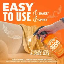 ANGRY ORANGE Pet Odor Eliminator For Dog And Cat Urine Carpet Stains And Strong Smells Citrus Cleaner With Natural Orange Oil 24 Oz - 710mlPackof1 - View 6