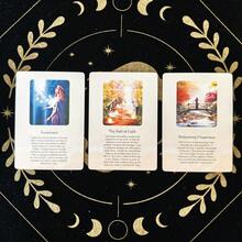 1 Box Life Message Oracle Cards, 54 English Cards With Keyword Explanations, Suitable For Tarot Divination Card Beginners And Fans As Gifts - Multicolor - View 6