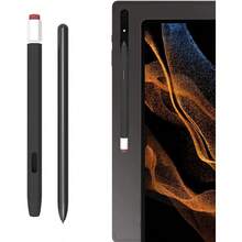 LOVE MEI Classic Retro Design Silicone Pencil Case Compatible With Samsung Galaxy Tab S6 Lite S Pen Case Cover Sleeve NonSlip Smooth Grip Purple - 黑色 - 查看 5