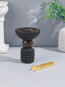 1 Piece/1 Set Modern Solid-Color Resin Cylinder Incense Burner, Which Combines The Functions Of An Exquisite And Stylish Bakhoor Burner And A Minimalist Bakhoor Holder. Arabic Incense Holder,Mabkhara,Aromatherapy Burner,Suitable For Middle Eastern Decoration, It Provides Optional Lid Incense Burner Decoration In Light Luxury, Noble And Elegant Styles. - Multicolor - View 7
